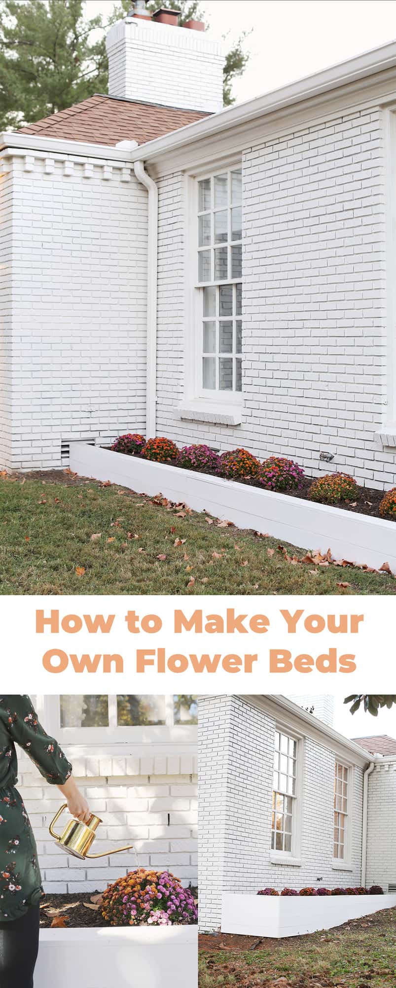 Woohoo! Homemade Flower Beds! A Beautiful Mess