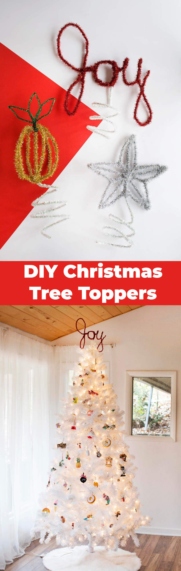 Easy DIY Christmas Tree Toppers A Beautiful Mess