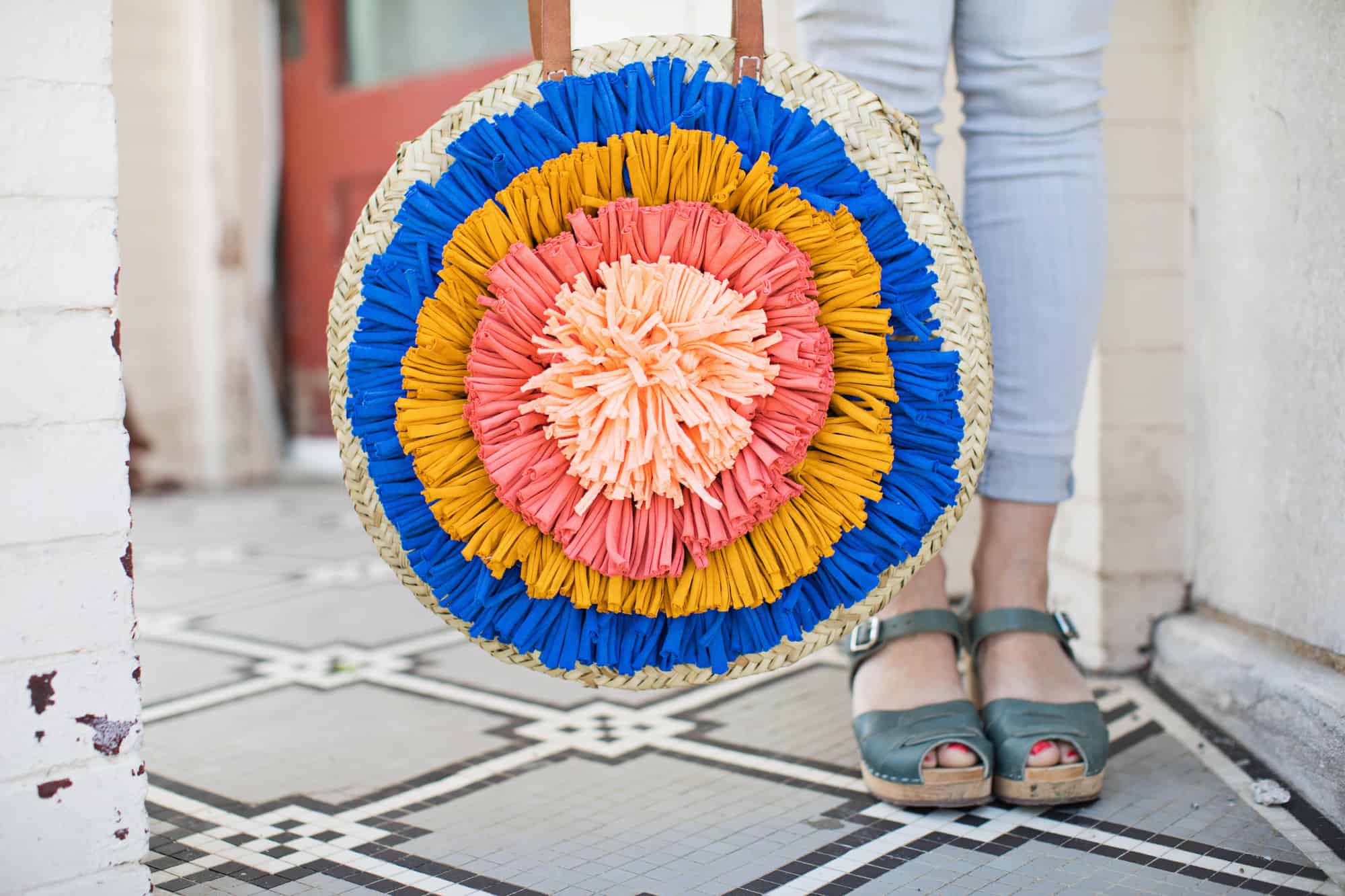 Fabric Tassel Bag DIY A Beautiful Mess