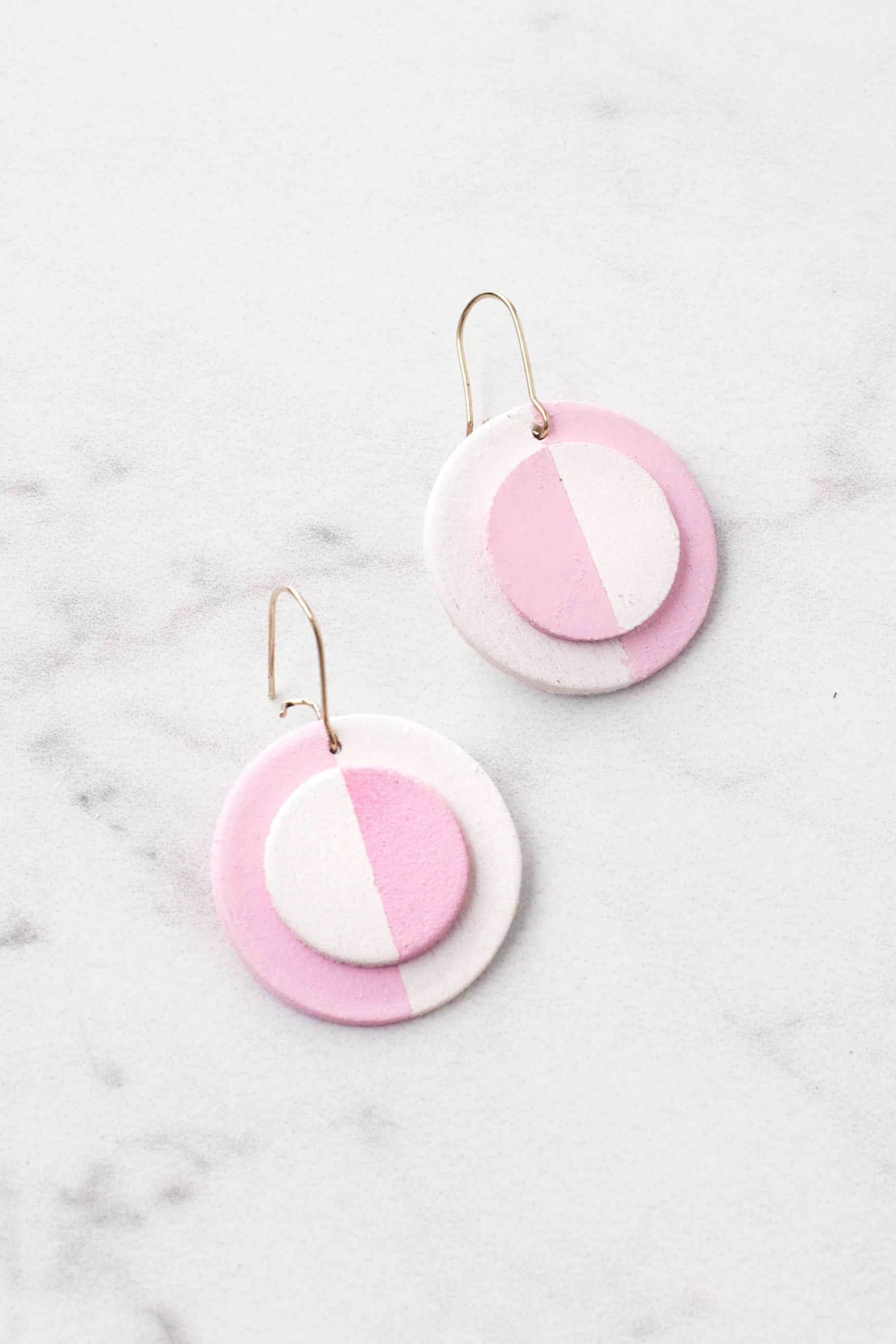 DIY Wooden Circle Earrings — 2 Ways A Beautiful Mess