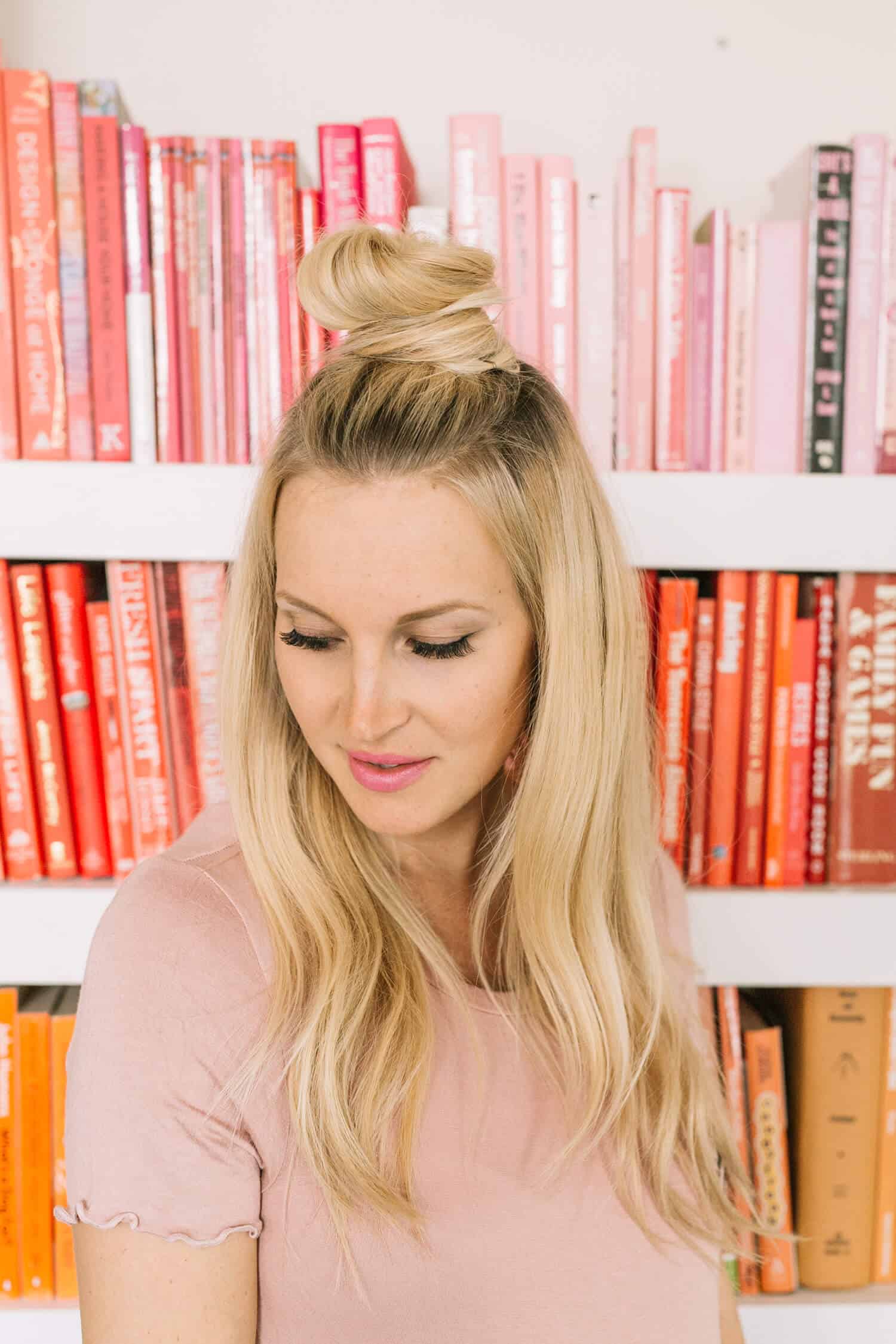 Tousled Topknot Tutorial A Beautiful Mess