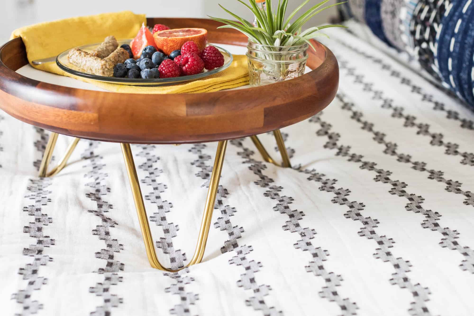 Hairpin Leg Breakfast Tray DIY A Beautiful Mess