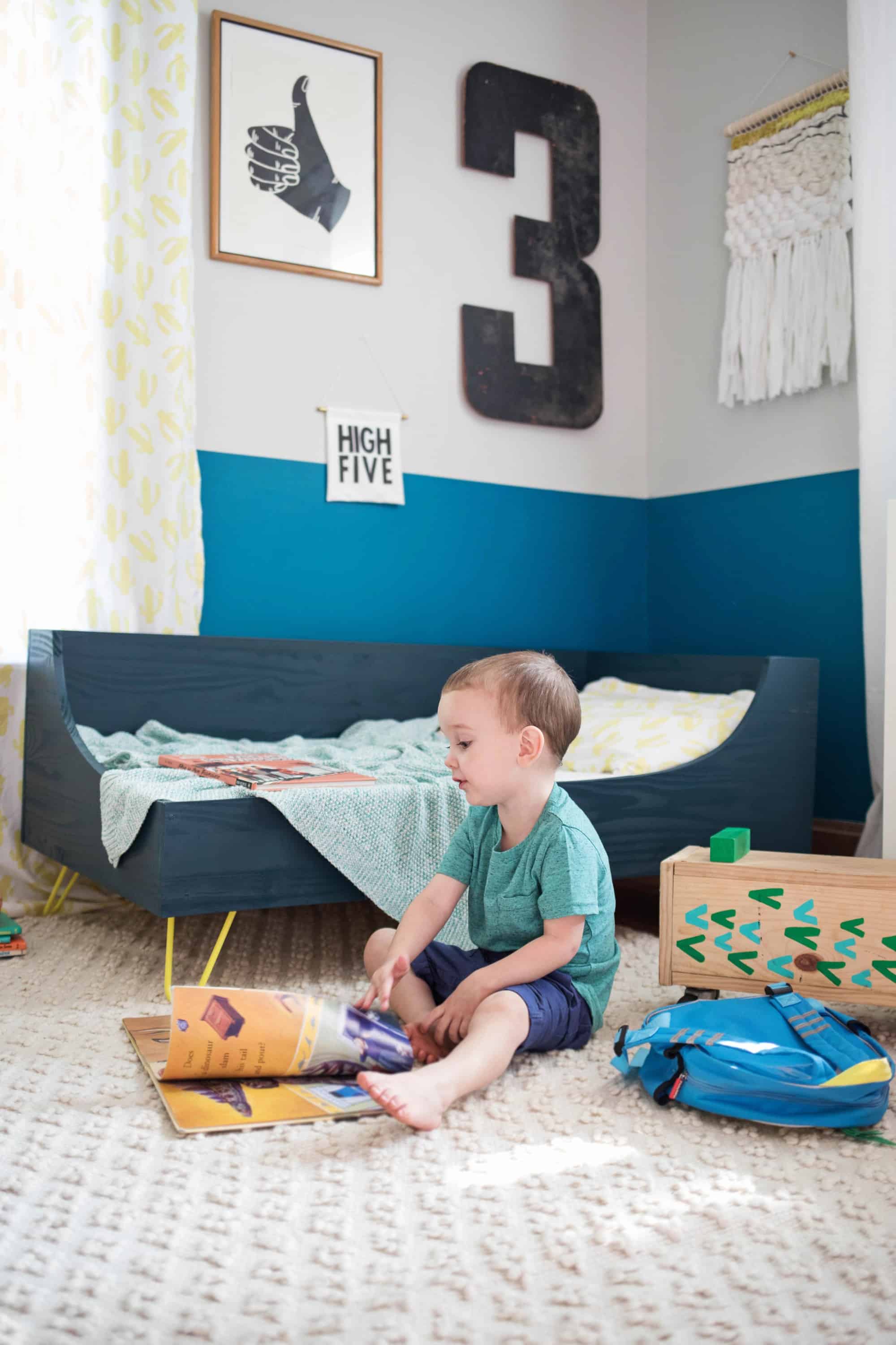 Modern Toddler Bed DIY A Beautiful Mess