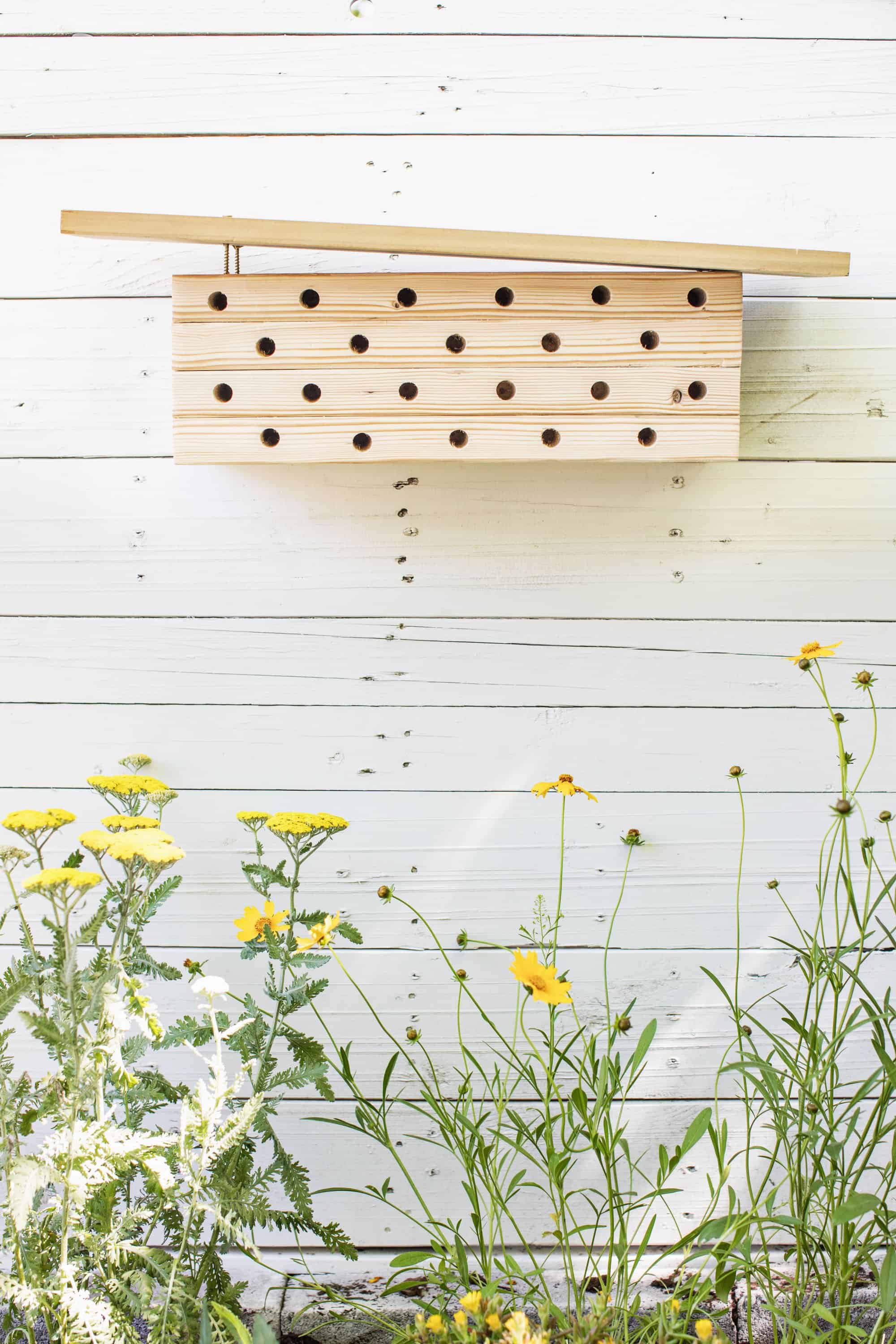 Modern Mason Bee House DIY A Beautiful Mess