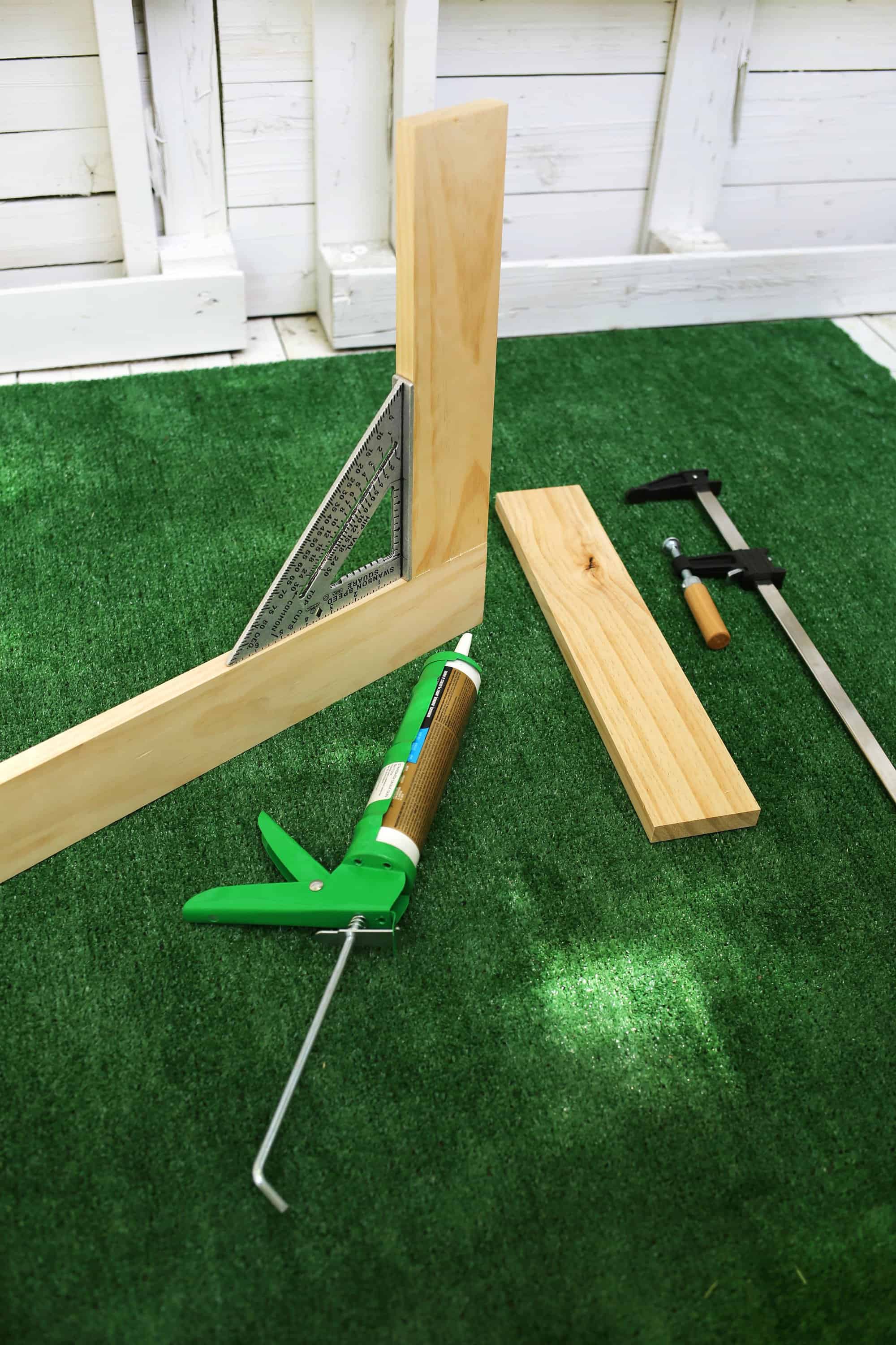 MidCentury Slatted Bench DIY A Beautiful Mess