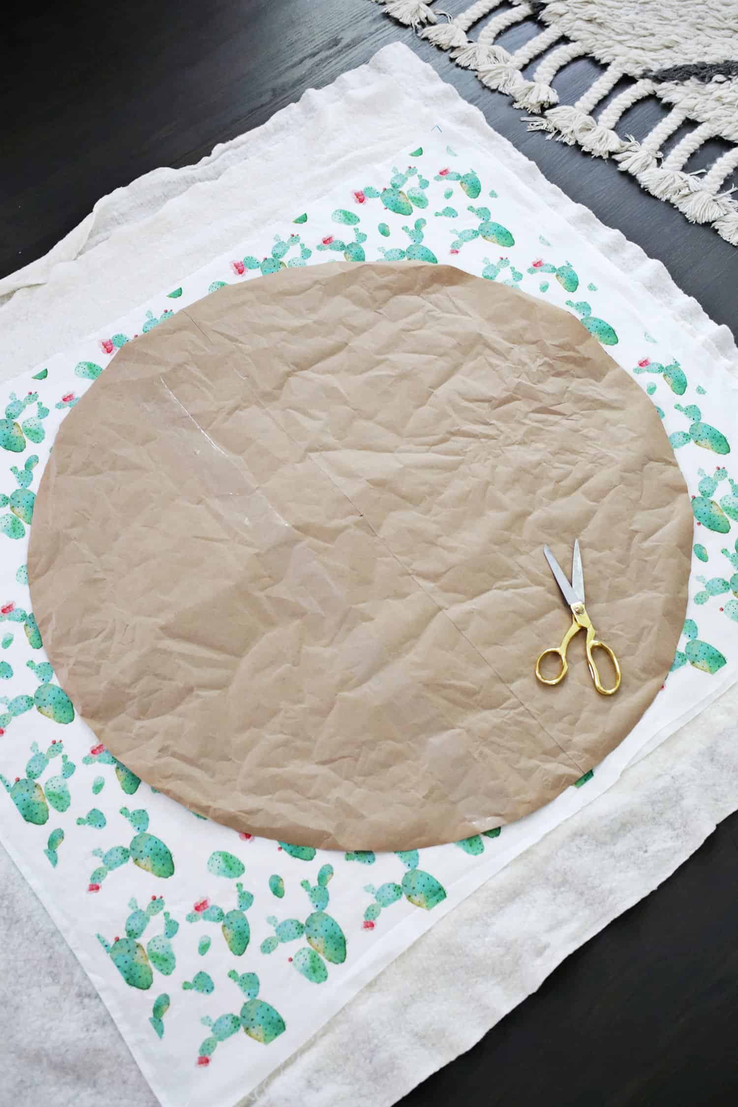 Round Quilted Play Mat DIY A Beautiful Mess