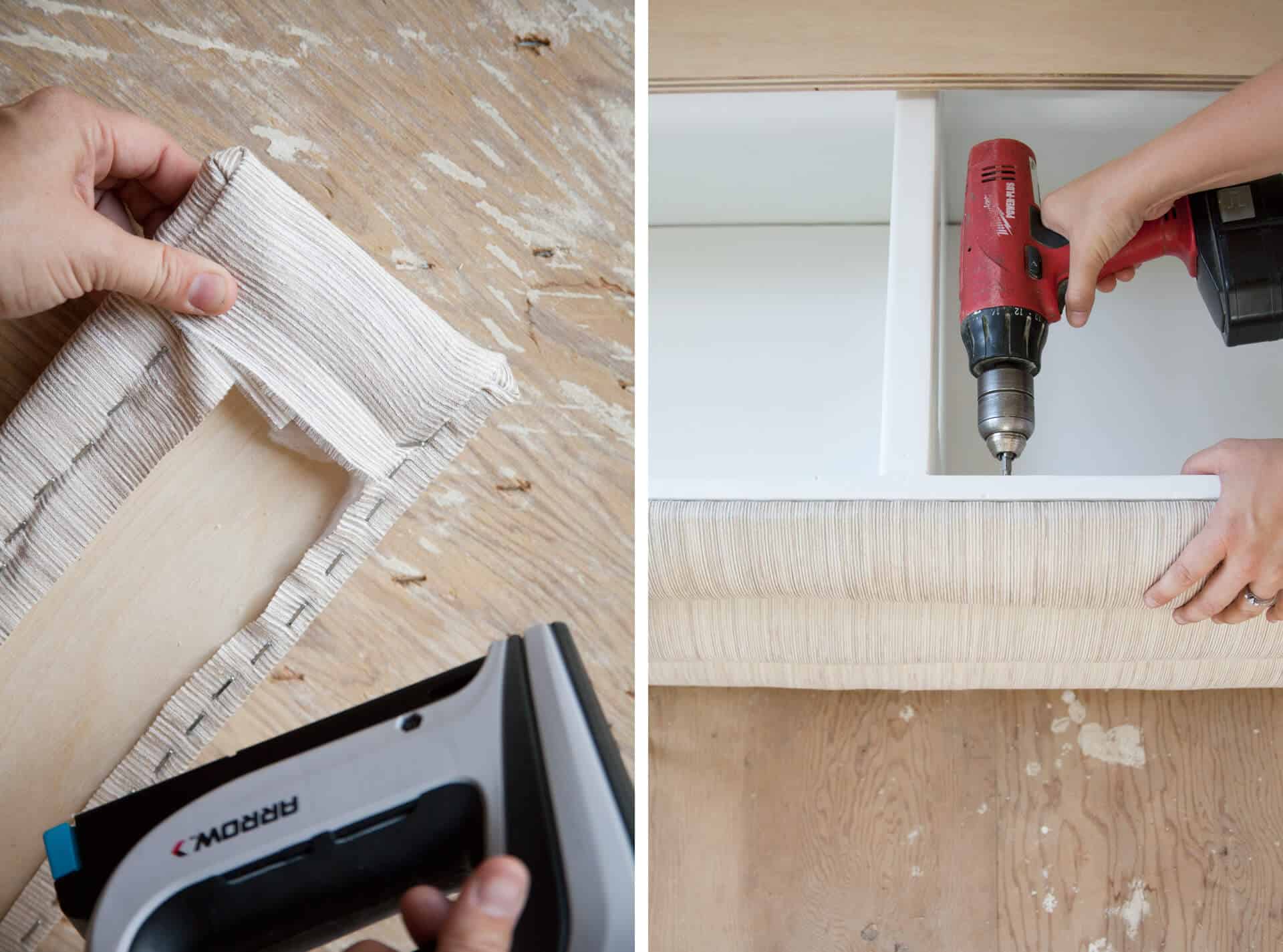 How I Built a Channel Tufted Storage Banquette A Beautiful Mess