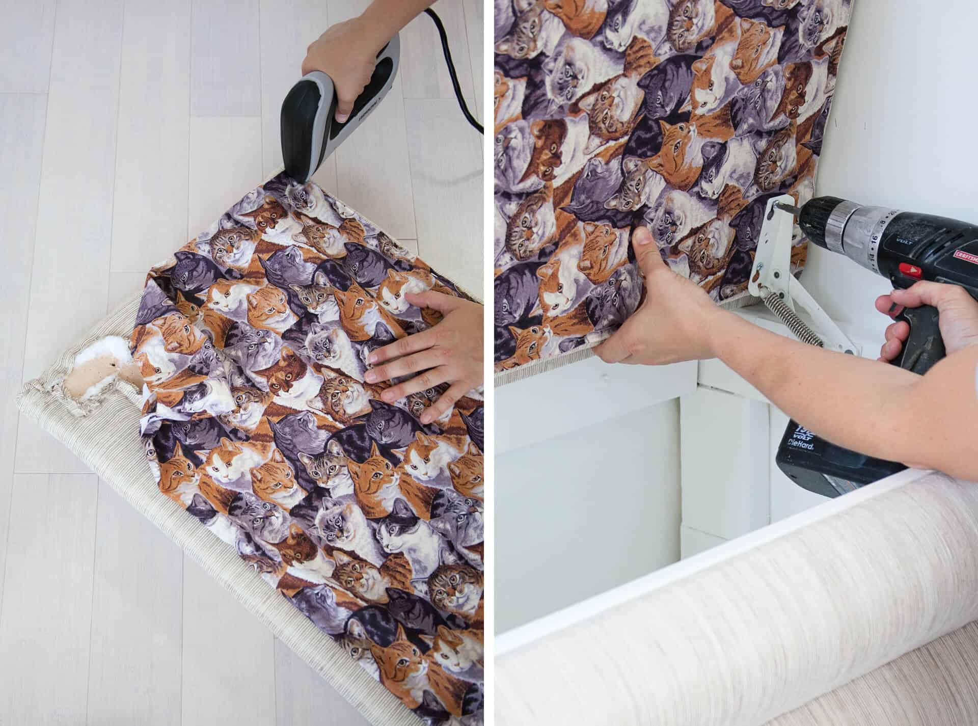 How I Built a Channel Tufted Storage Banquette A Beautiful Mess