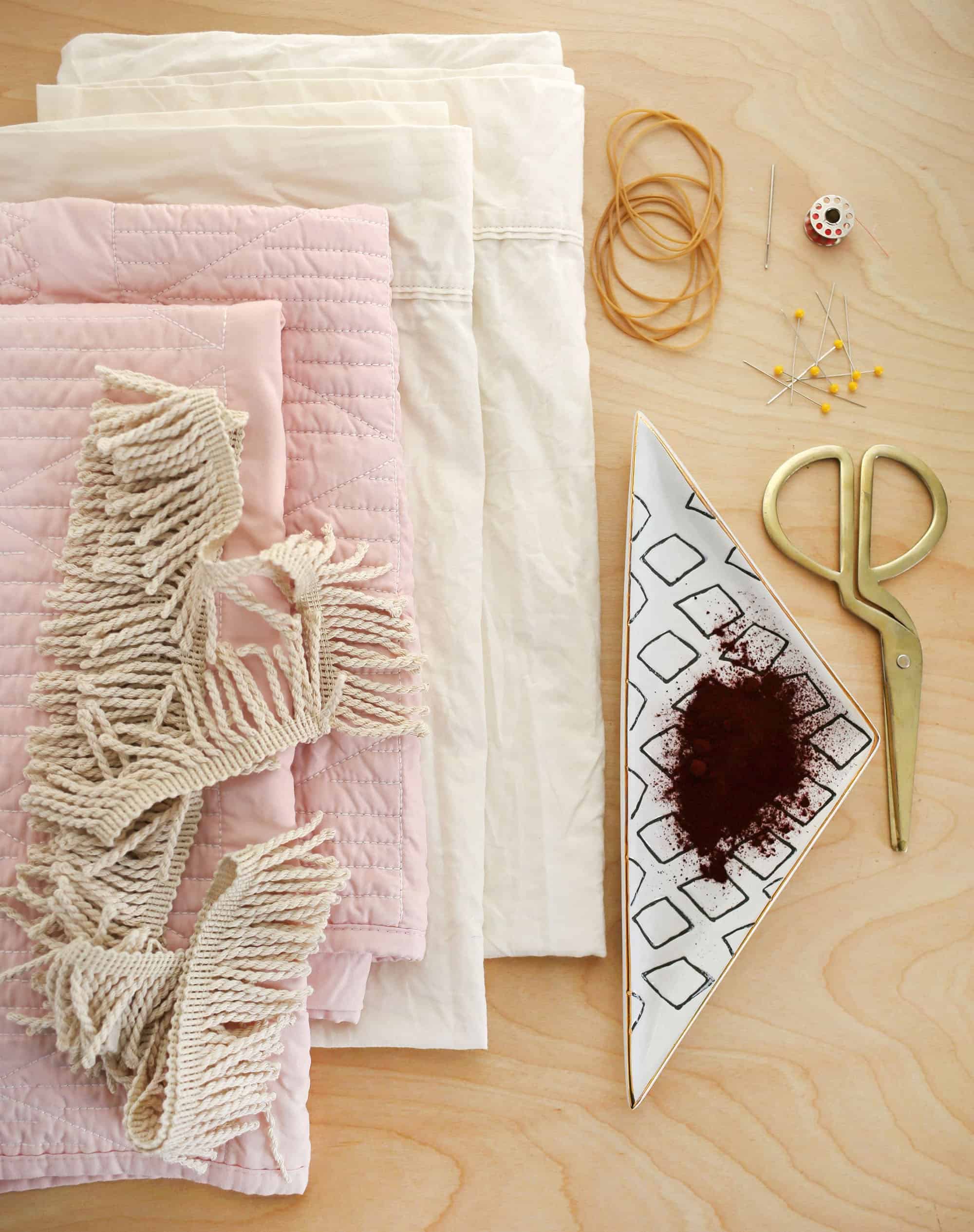 Naturally Dyed Pillowcase DIY A Beautiful Mess