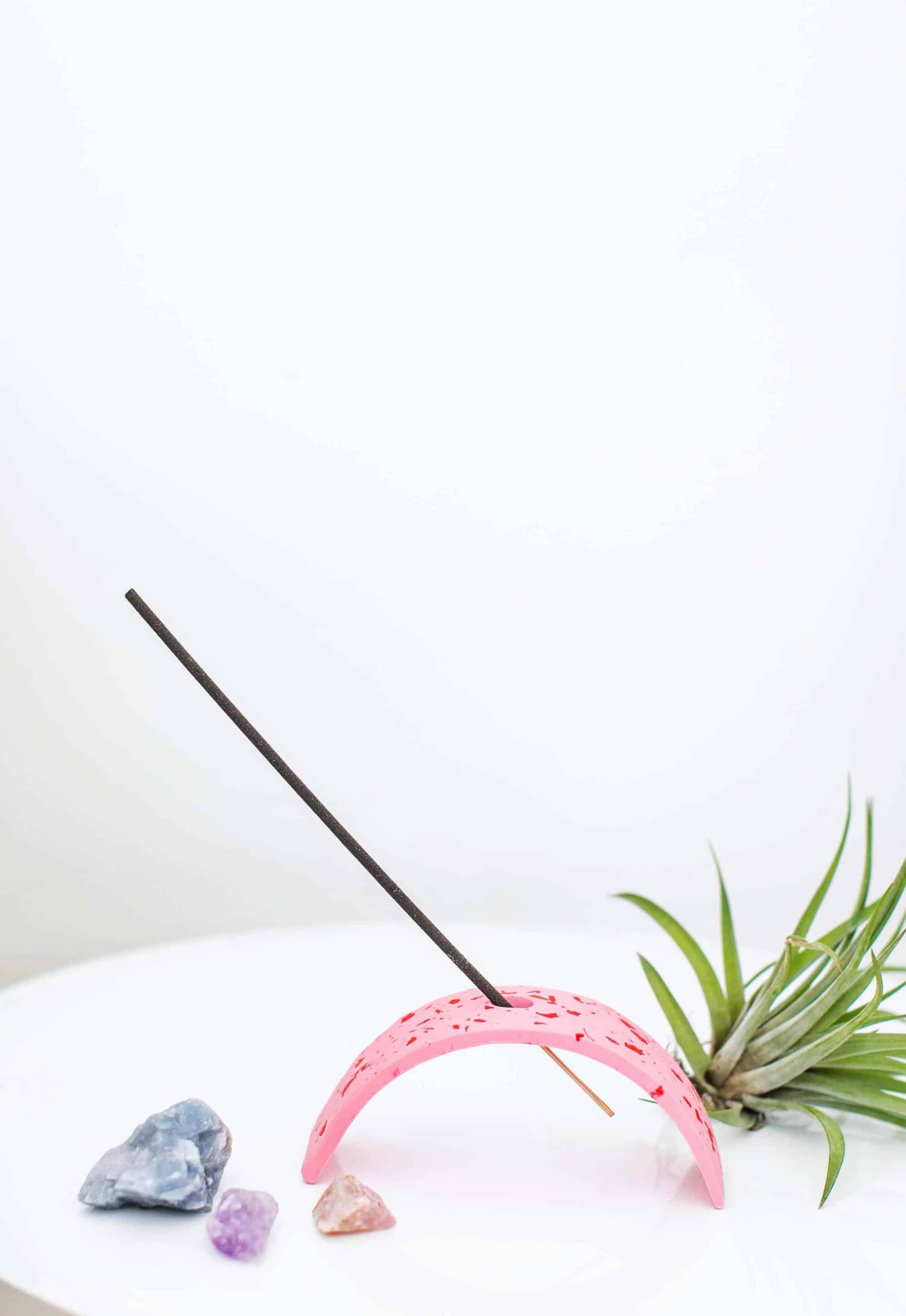 Terrazzo Style Clay Incense Holder A Beautiful Mess