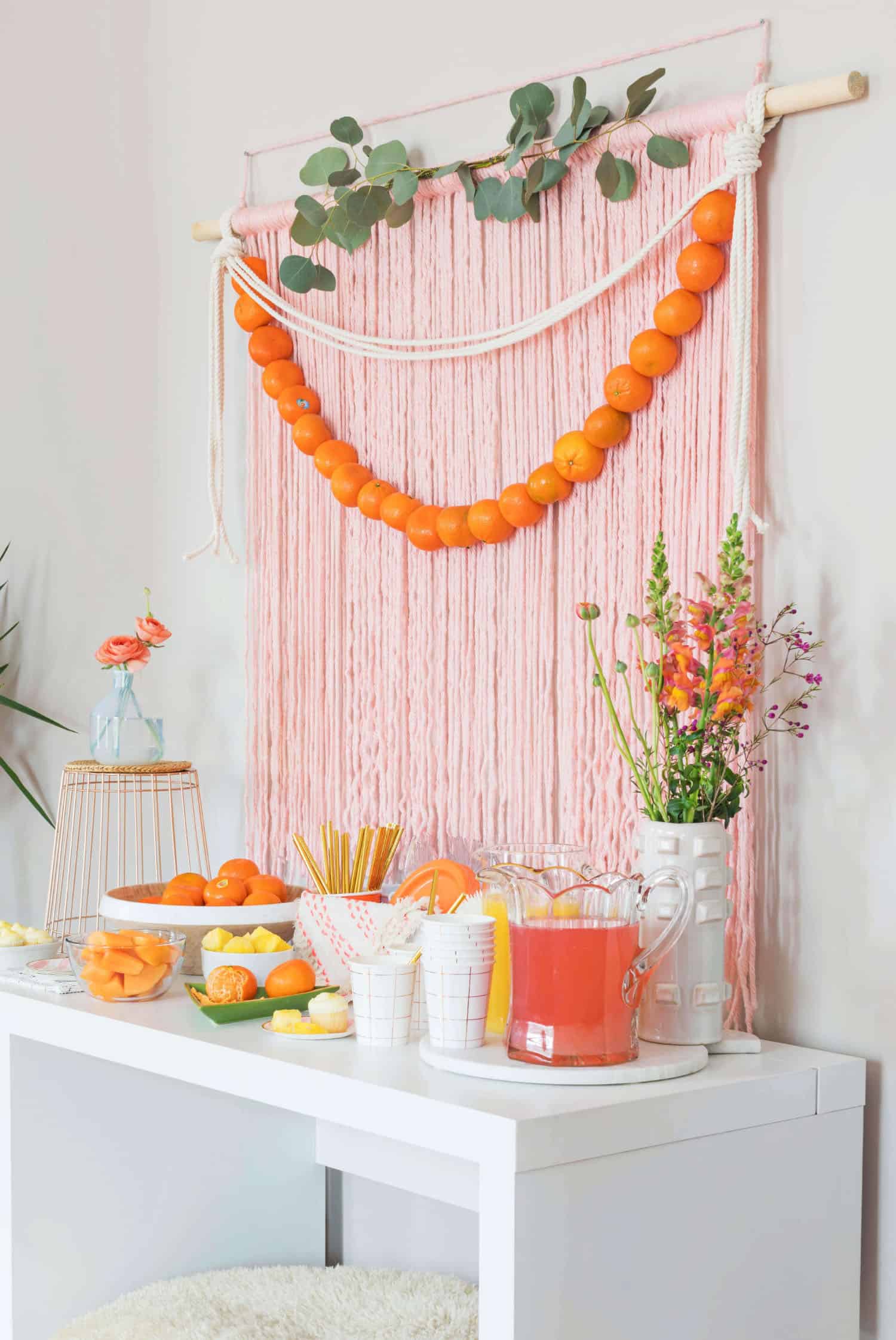 Simple Brunch Backdrop A Beautiful Mess