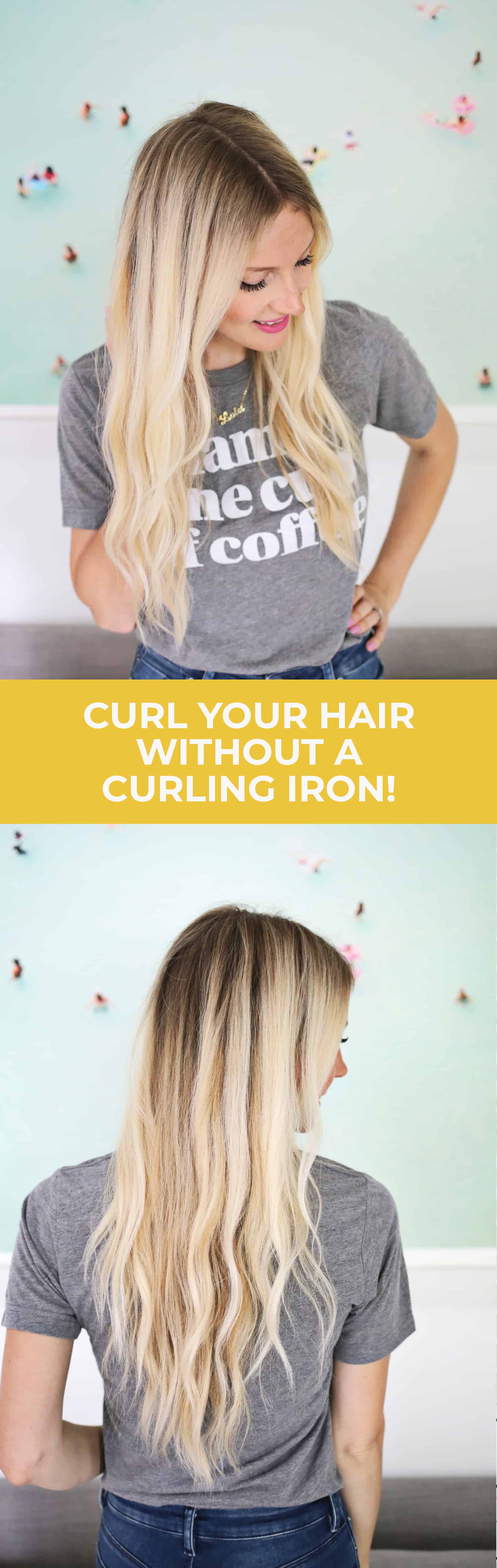 How To Curl Your Hair Without A Curling Iron! A Beautiful Mess