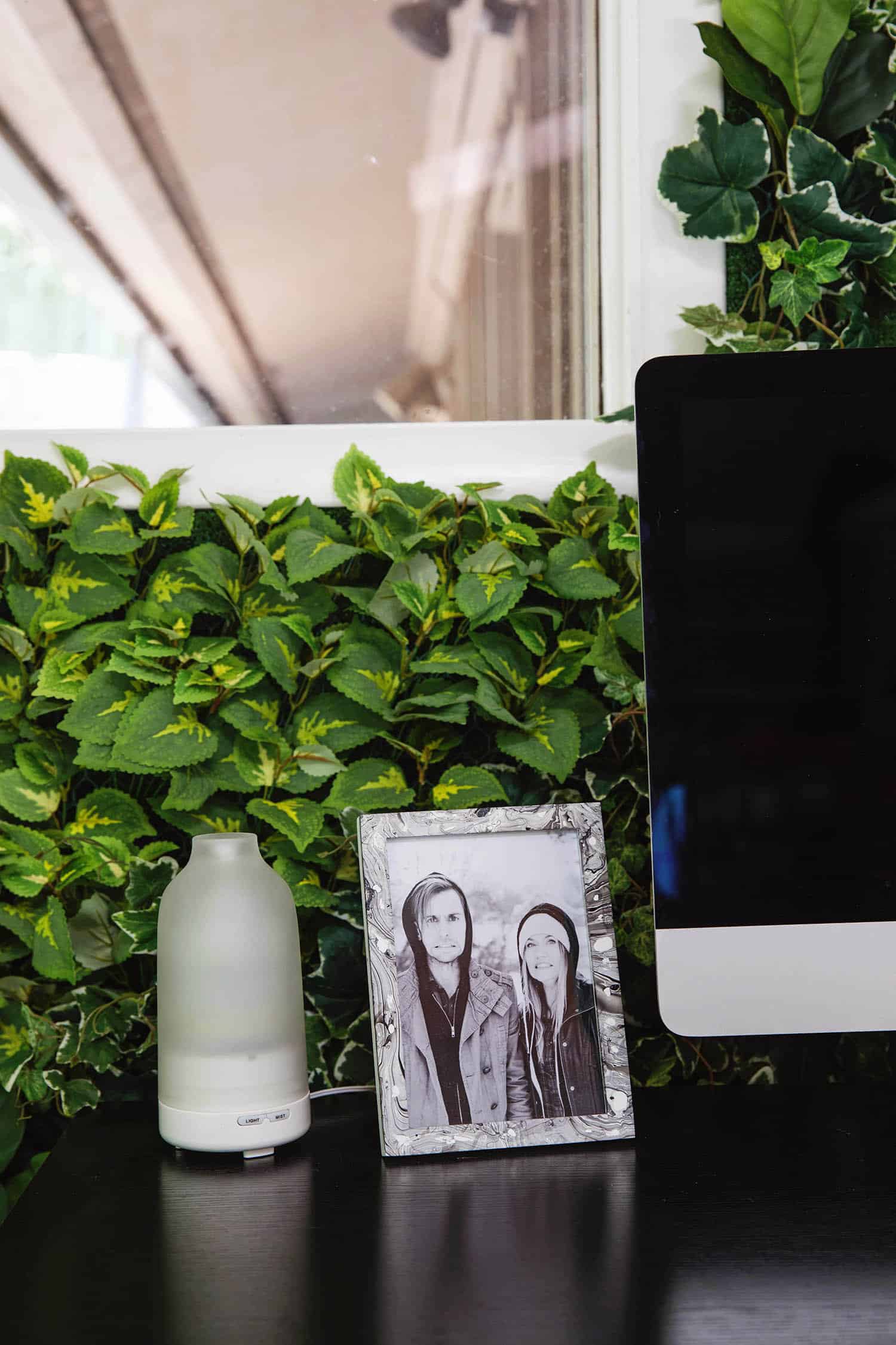 Living Wall Home Office Tour A Beautiful Mess