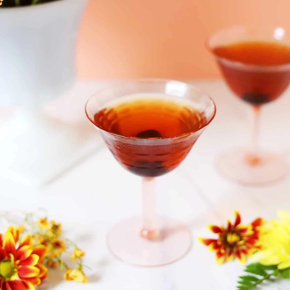 Manhattan Drink A Beautiful Mess