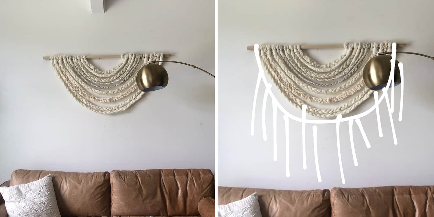 LargeScale Braided Wall Hanging DIY A Beautiful Mess