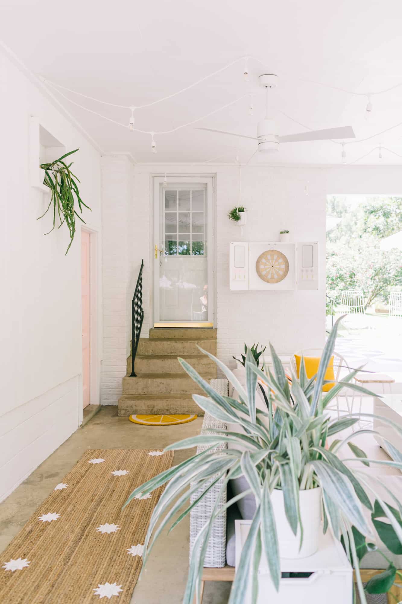 Easy Stenciled Outdoor Rug A Beautiful Mess