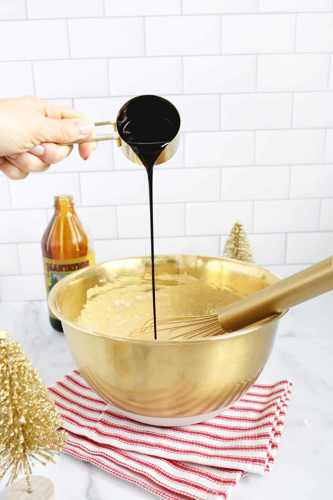Spiced Gingerbread Waffles - A Beautiful Mess