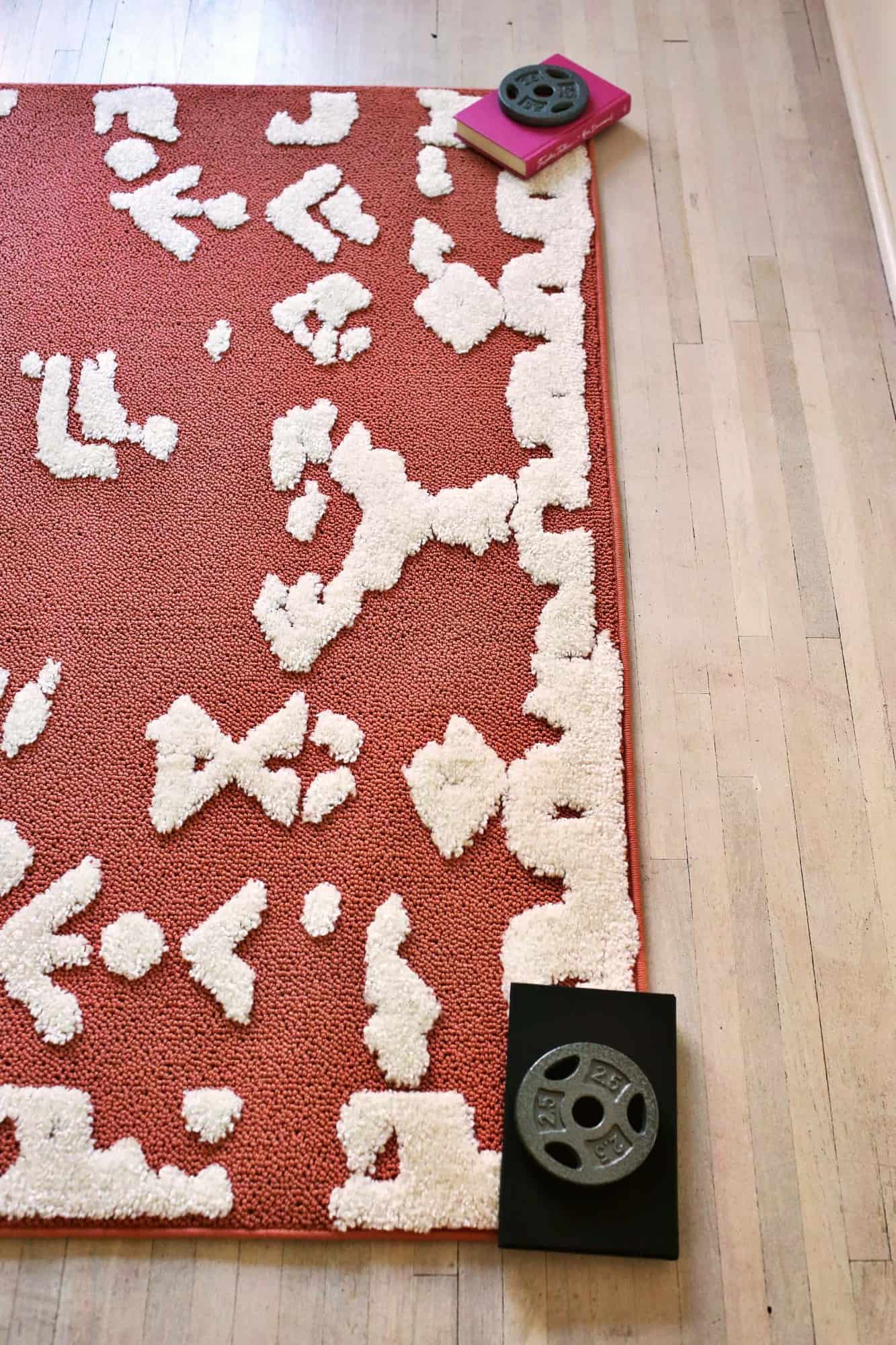How to Uncurl a New Rug A Beautiful Mess
