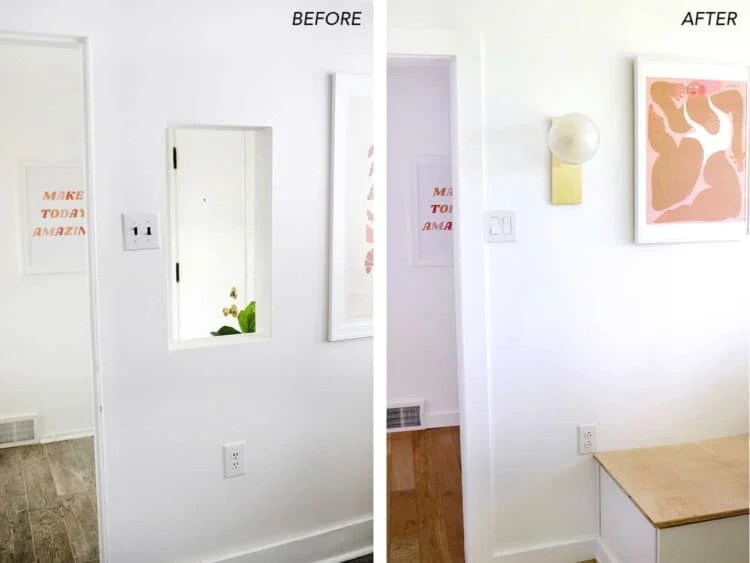 How To Fill In A Pass Through Or Interior Window A Beautiful Mess