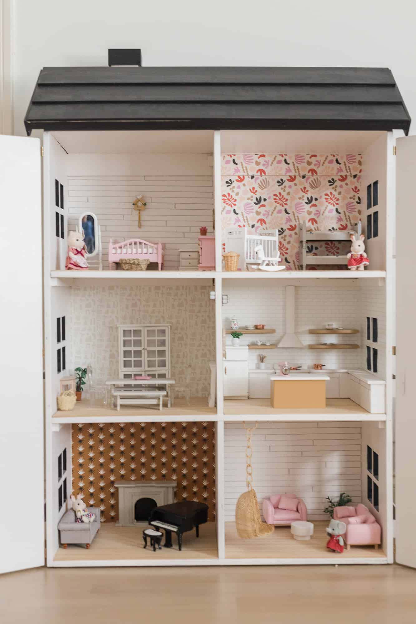 Elsie's Updated Dollhouse A Beautiful Mess