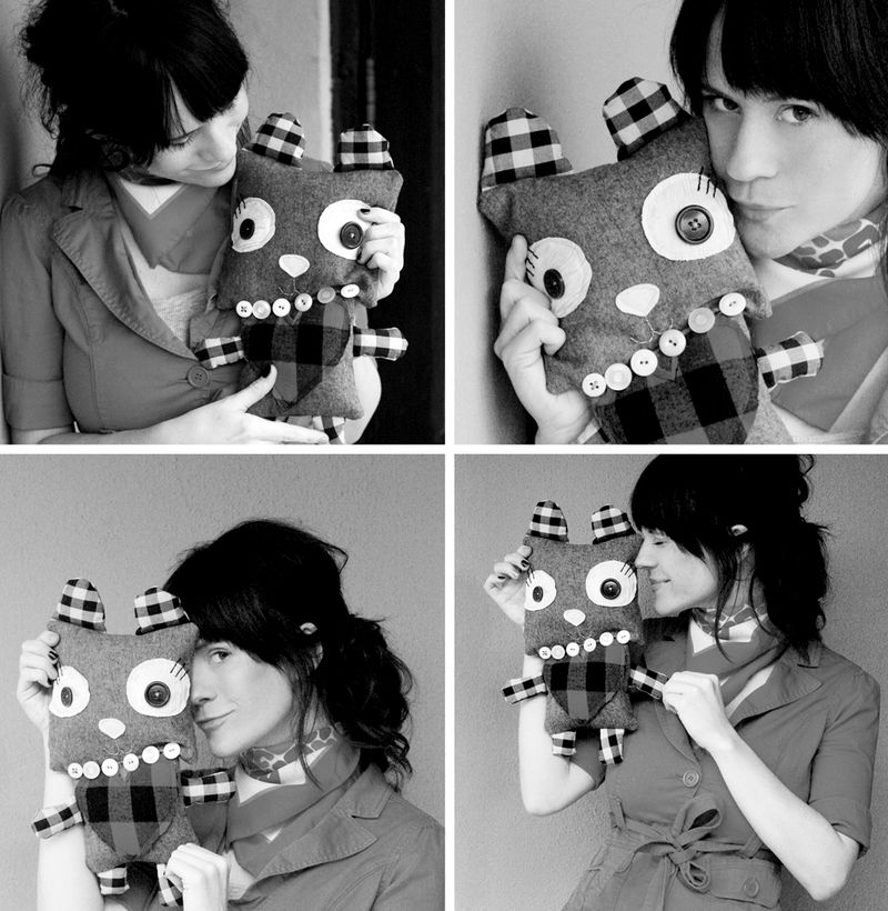 DIY Monday Funny Bunny Plush Doll A Beautiful Mess