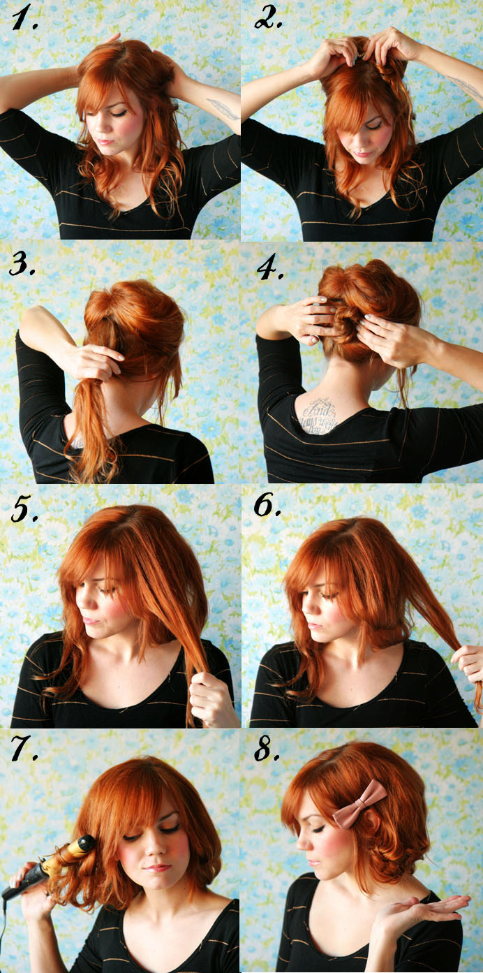 How to style long hair short A Beautiful Mess