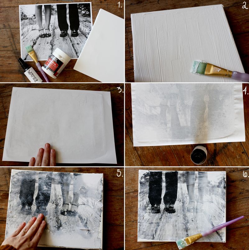 Make Your Own Canvas Portrait! A Beautiful Mess