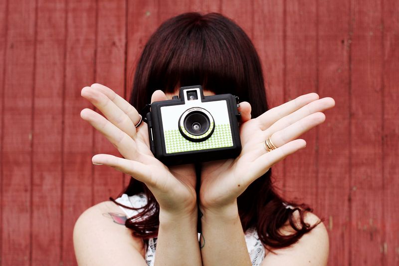 Playing with a Golden Half Camera A Beautiful Mess