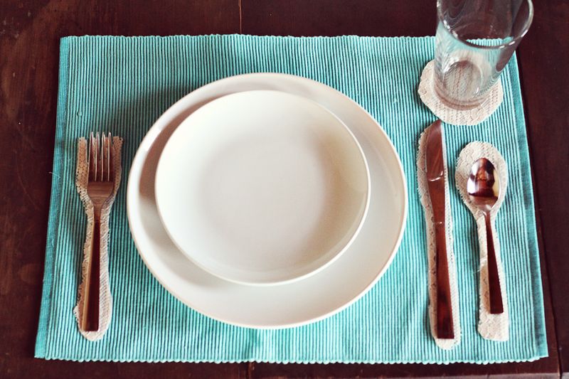 Place Setting Placemat DIY A Beautiful Mess