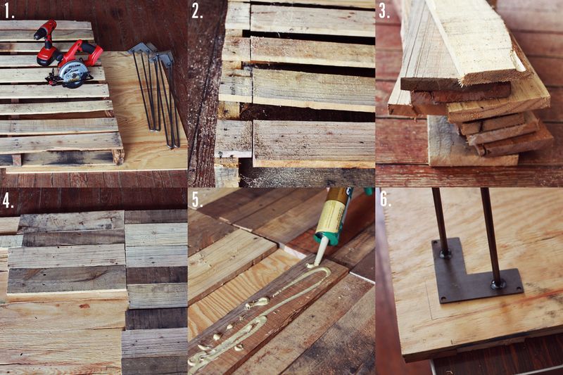 How To Make A Table From Wooden Pallets