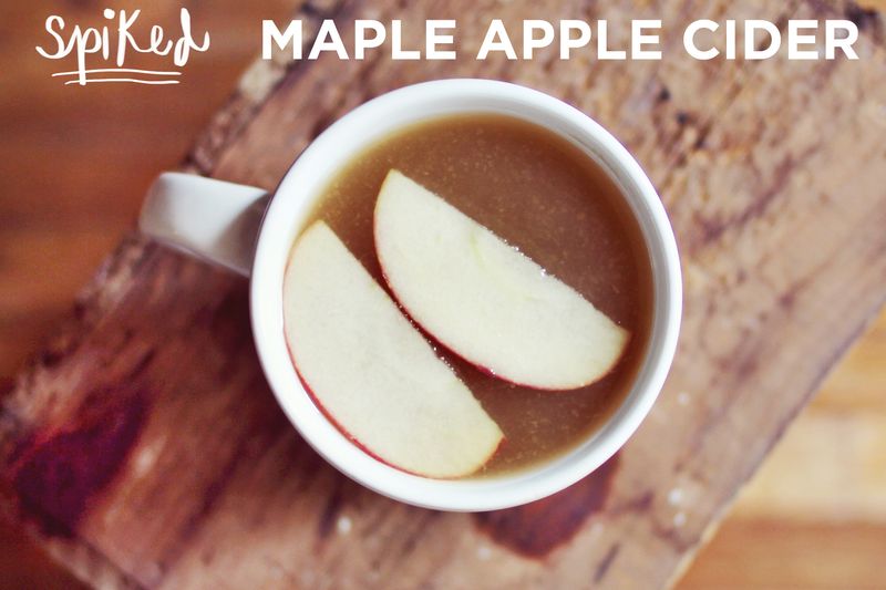(Spiked) Maple Apple Cider Recipe A Beautiful Mess