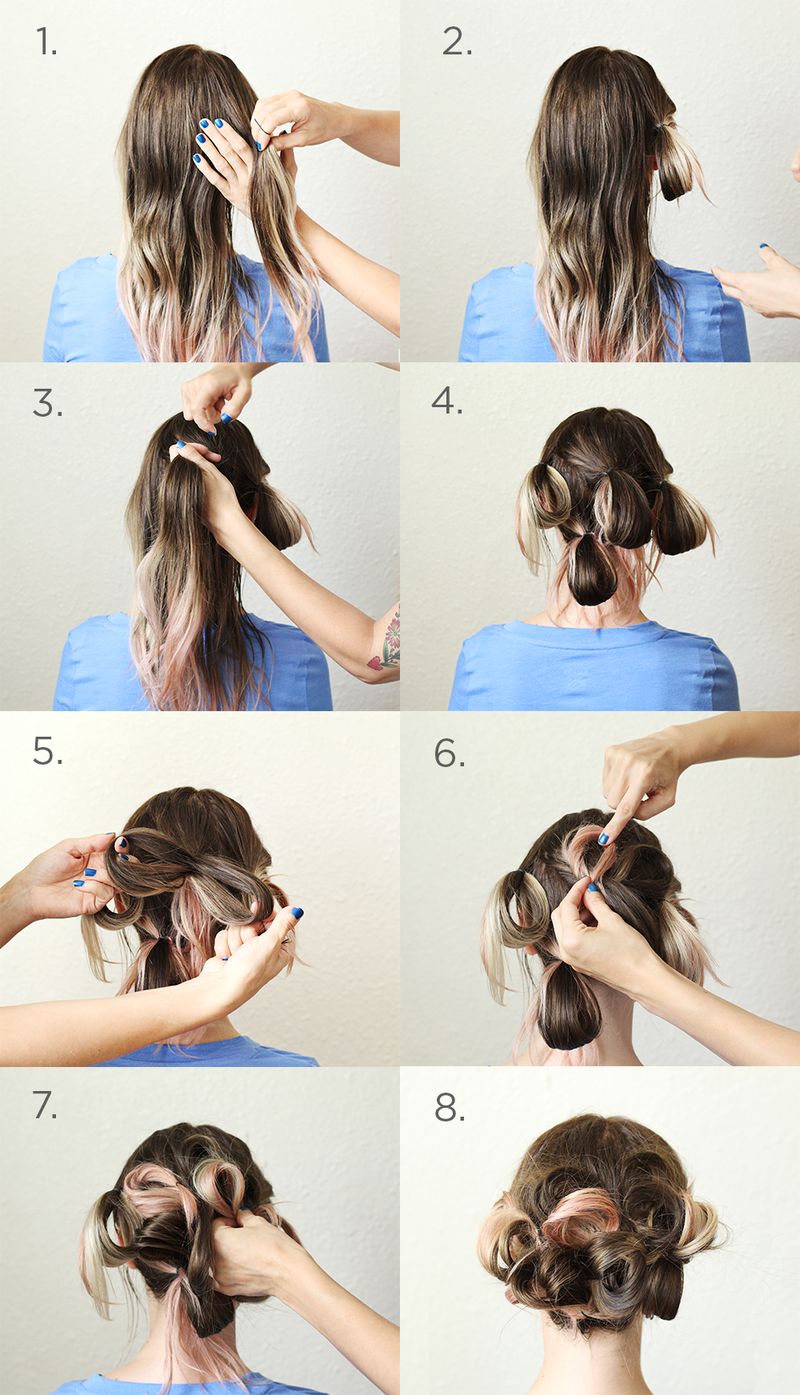 A Simple, Pretty Updo A Beautiful Mess