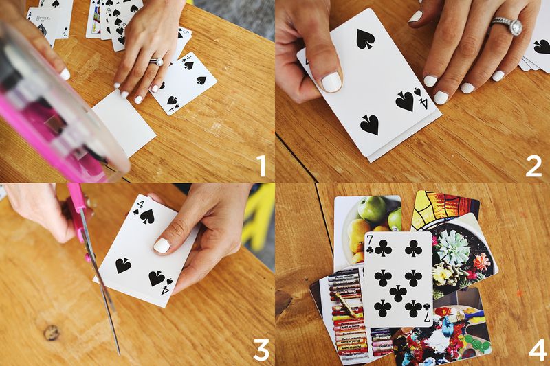 DIY Photo Playing Cards A Beautiful Mess
