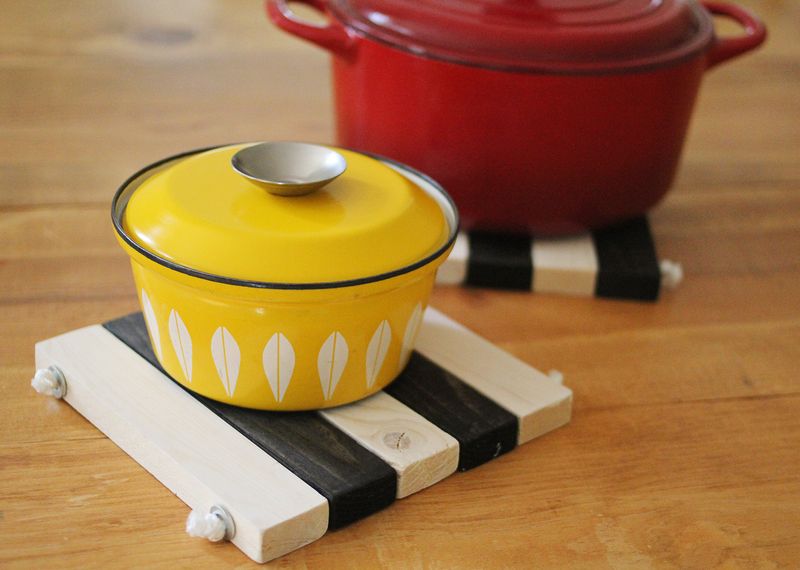 DIY Wooden Trivet Set A Beautiful Mess