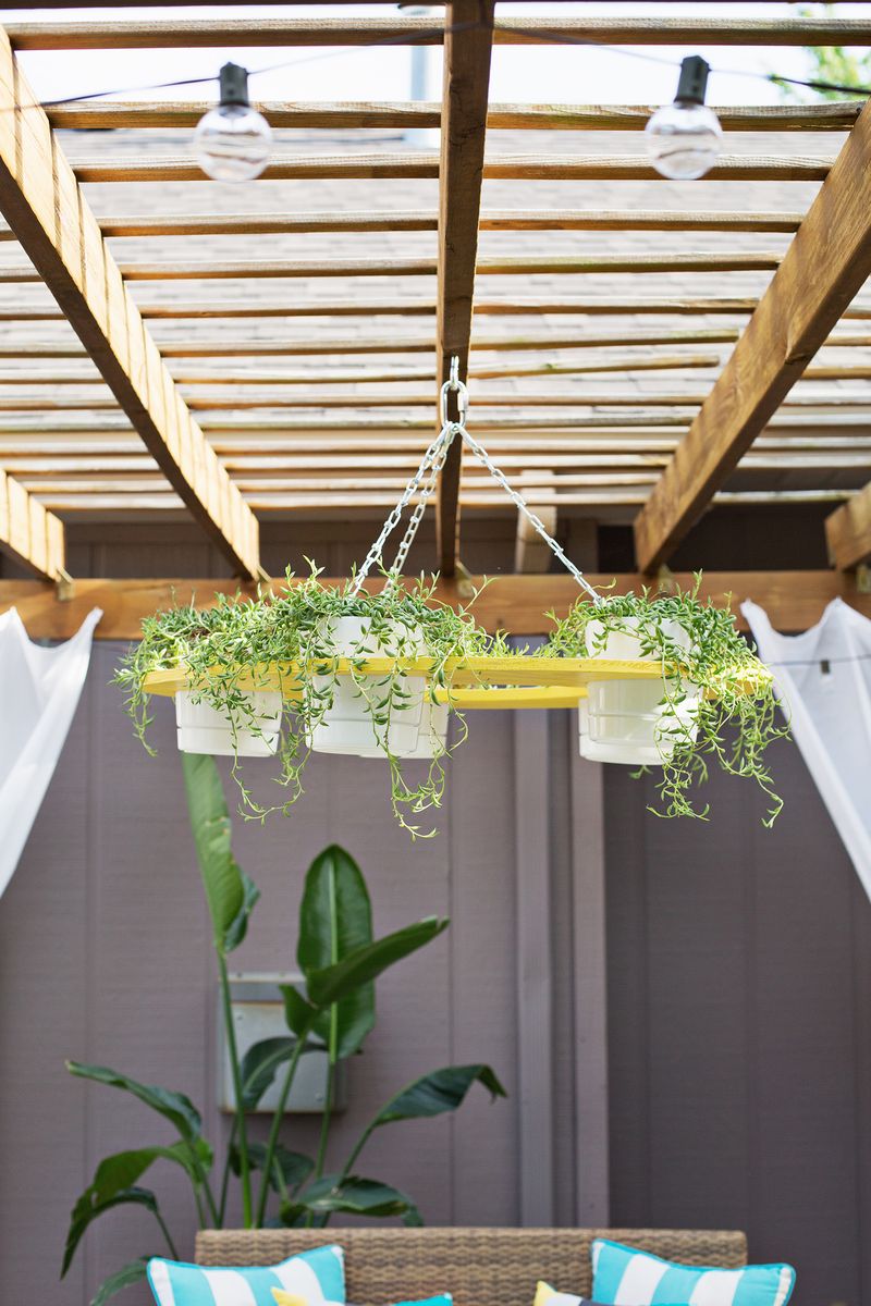 Make Your Own Outdoor Plant Chandelier A Beautiful Mess