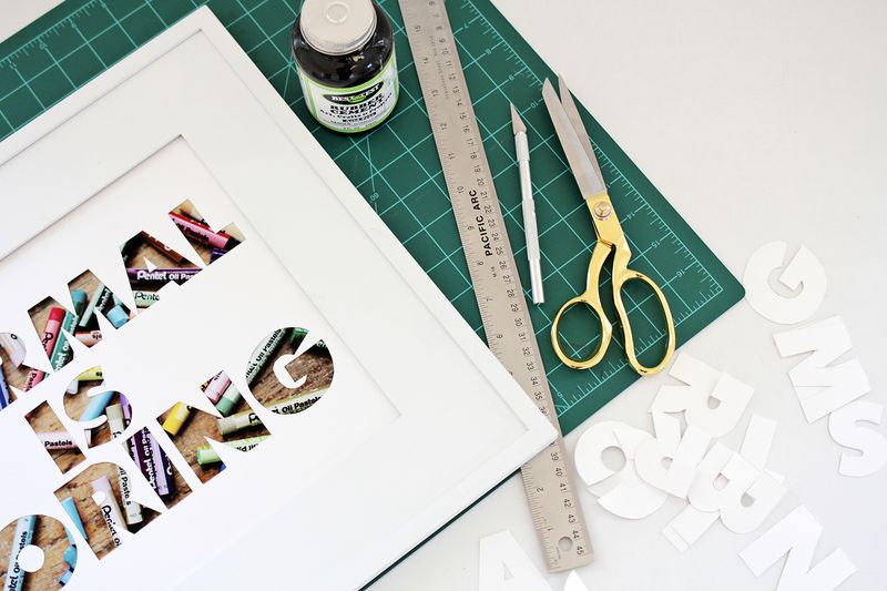 'Normal is Boring' Custom Mat Board A Beautiful Mess