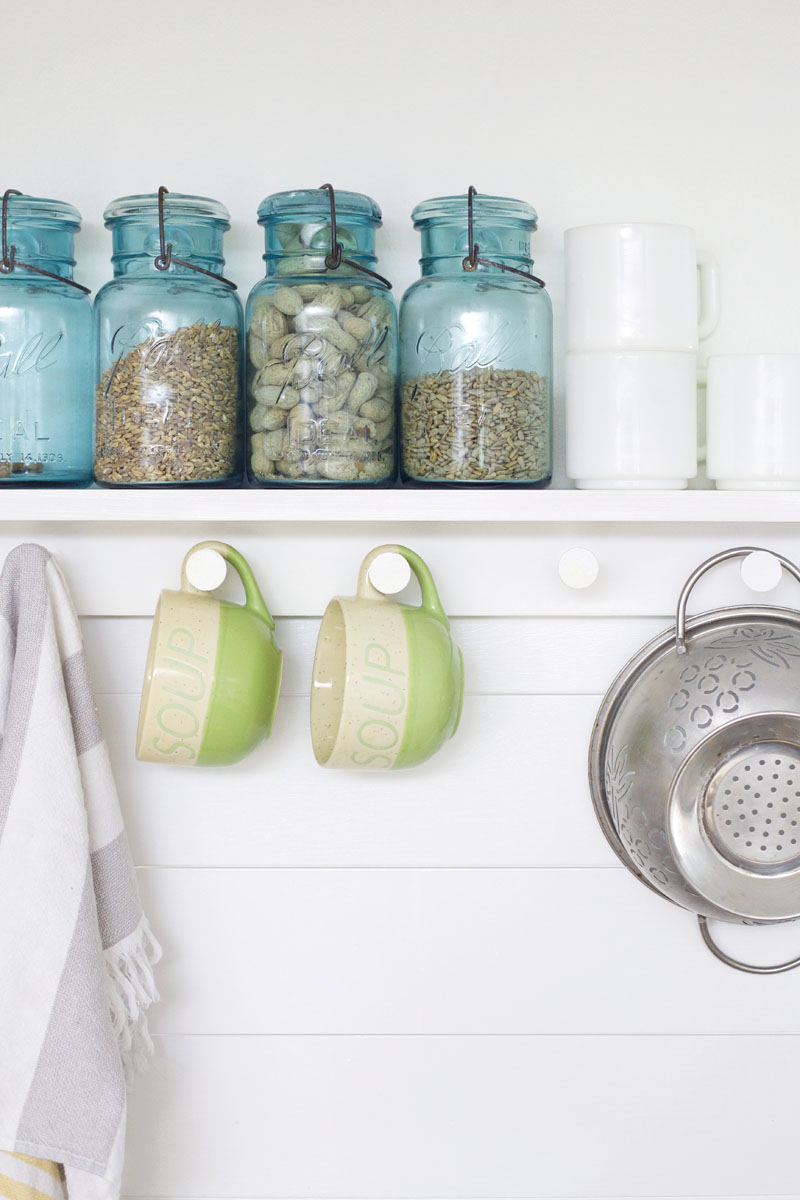 Modern Peg Rail & Shelf DIY A Beautiful Mess