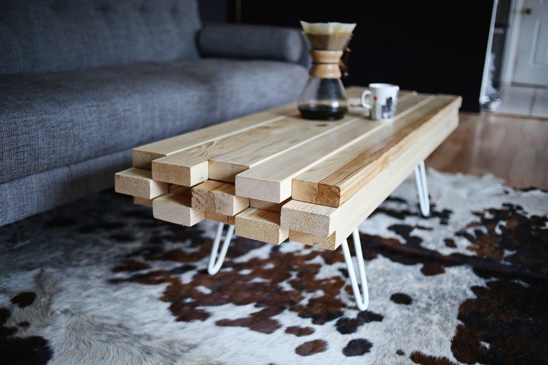 DIY Wooden Coffee Table A Beautiful Mess