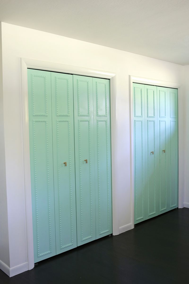 Customize Your Closet Doors With Trim! A Beautiful Mess