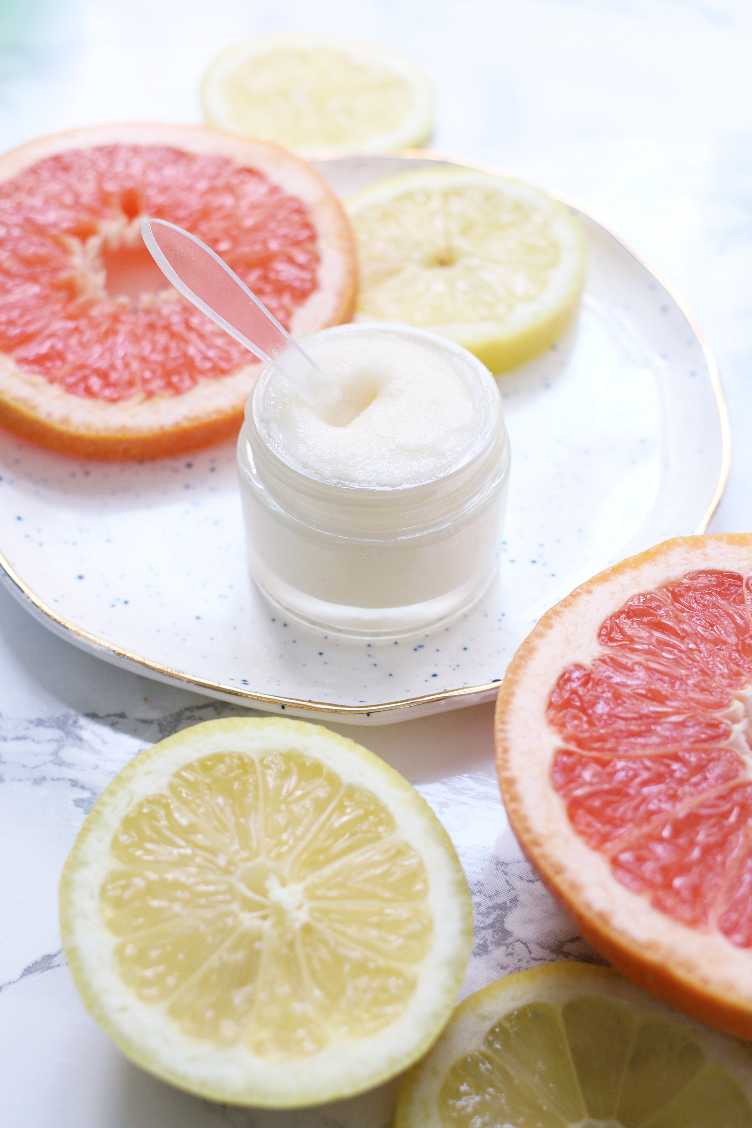 Make Your Own Grapefruit Lemonade Lip Scrub A Beautiful Mess