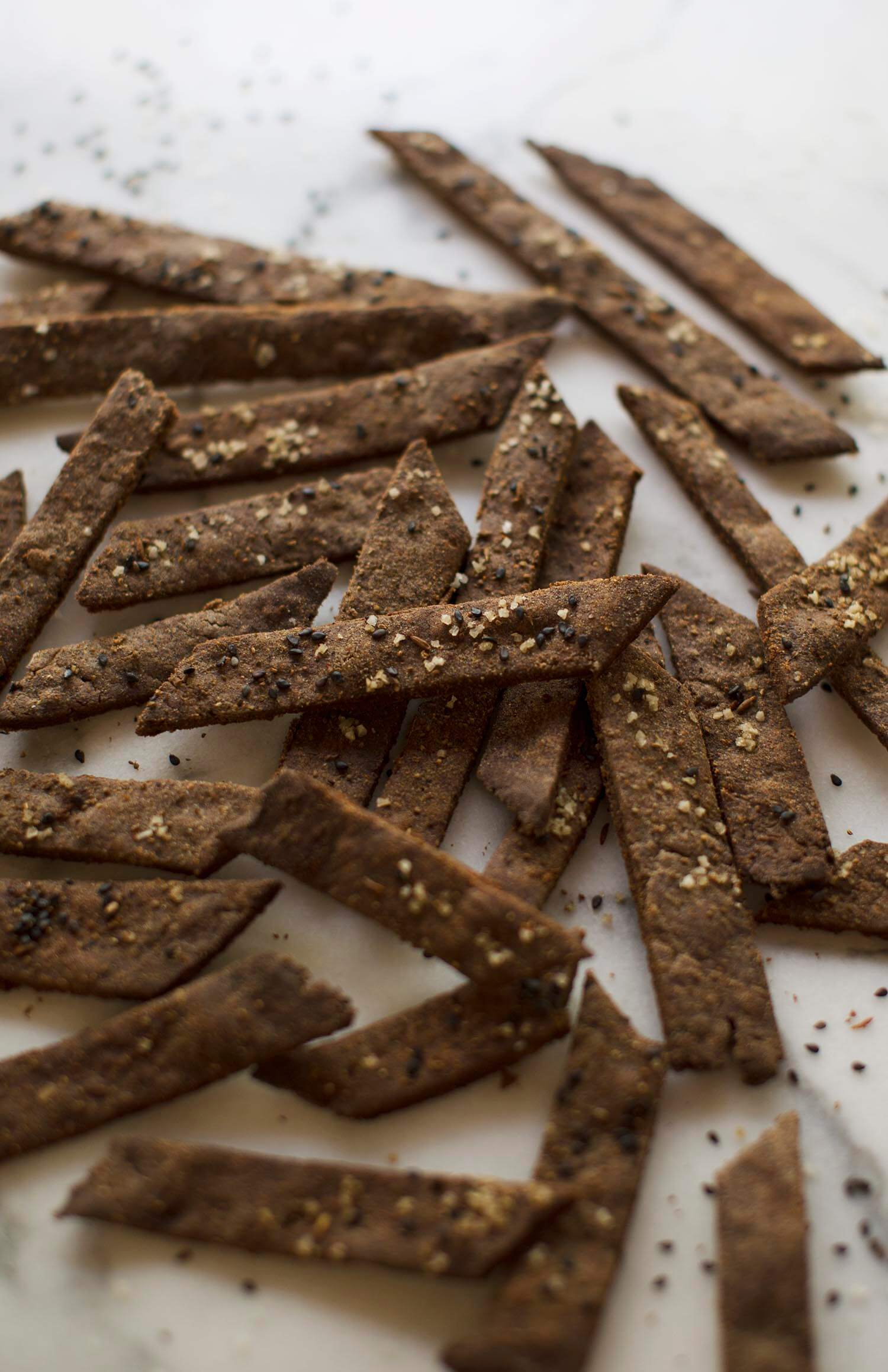 Baked Buckwheat Crackers A Beautiful Mess