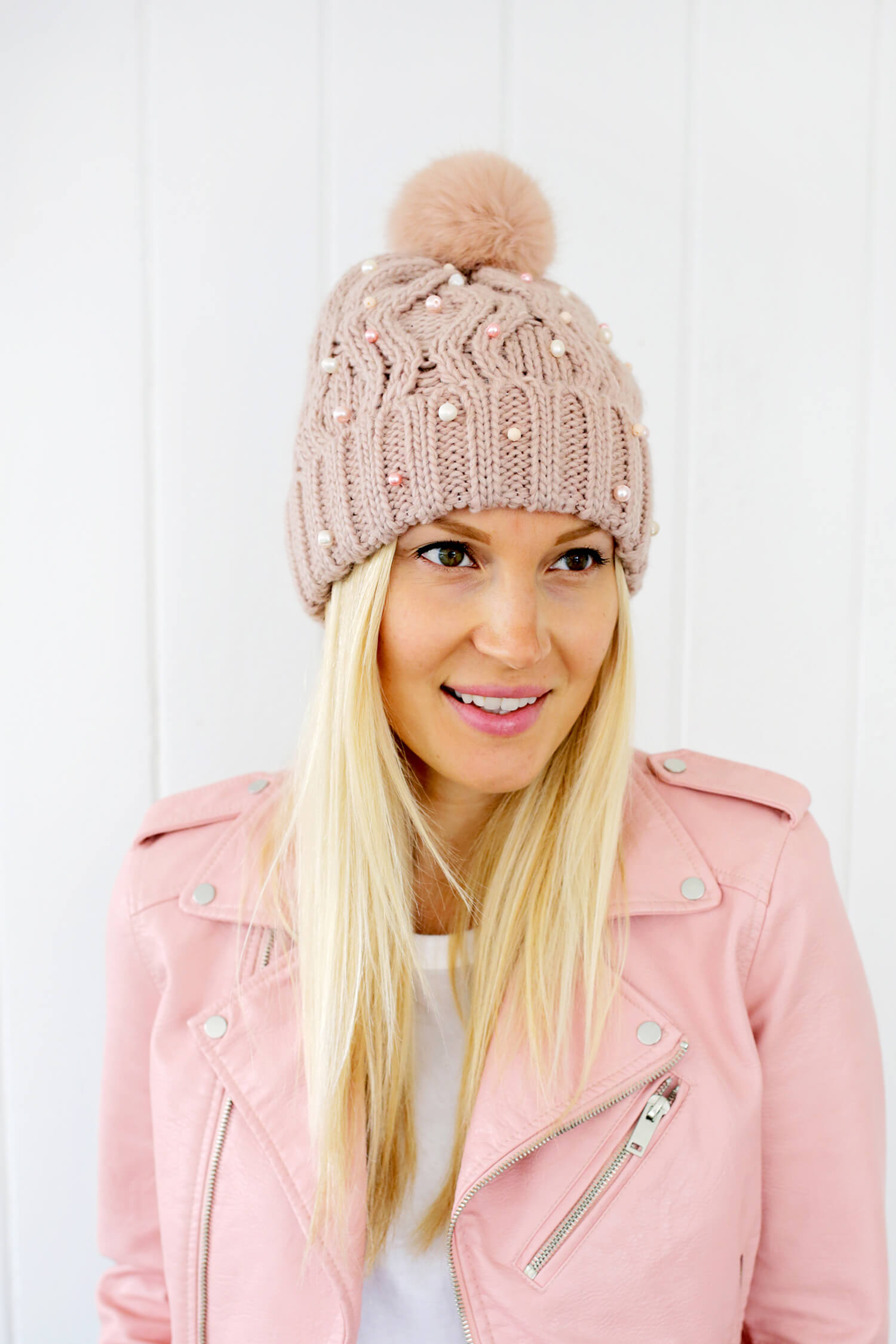 Beaded Beanie DIY A Beautiful Mess