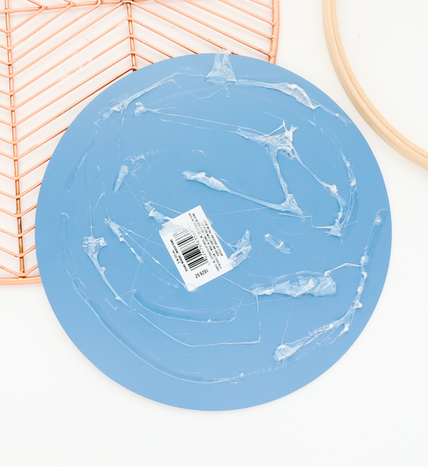 DIY Easy Geometric Copper and Wood Mirrors A Beautiful Mess