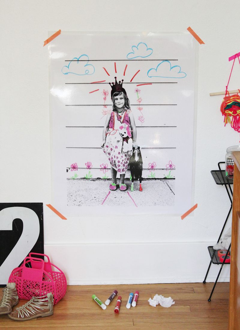Try This Easy Dry Erase Wall Art DIY A Beautiful Mess