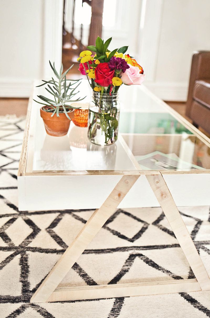 Storage Coffee Table with Acrylic Top A Beautiful Mess