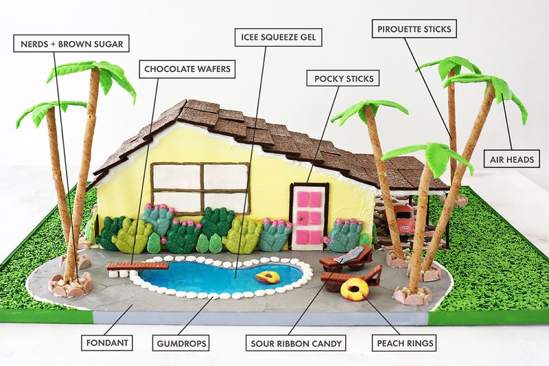 Palm Springs Gingerbread House (OMG!!) A Beautiful Mess