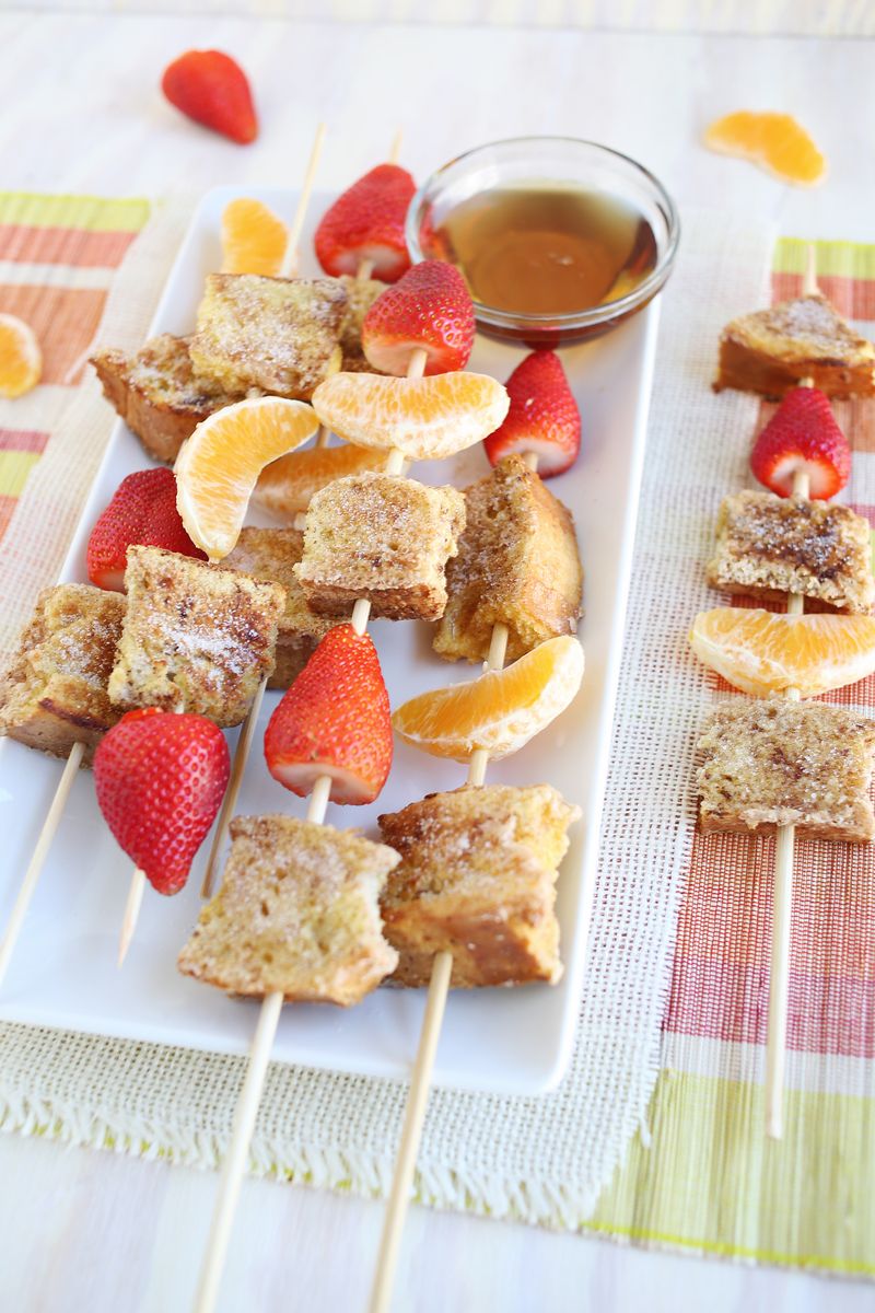 In a bowl, beat eggs, milk, vanilla, and cinnamon. French Toast Bites A Beautiful Mess