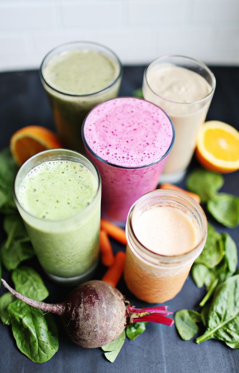 5 VeggieBased Breakfast Smoothies A Beautiful Mess