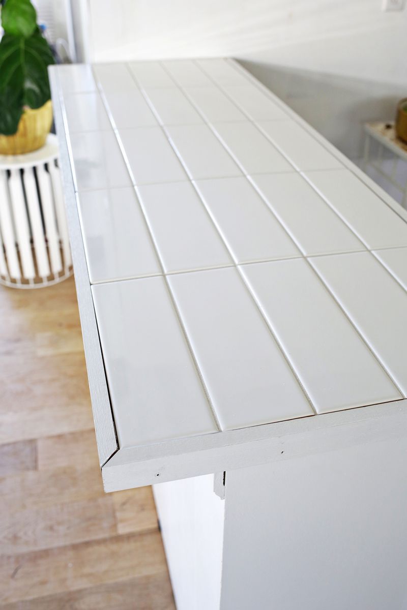 Tiled Countertop DIY (No Saw Required!) A Beautiful Mess