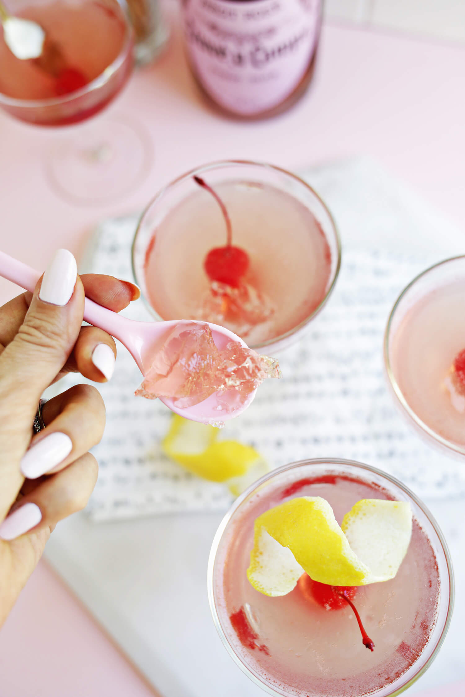 Rosé All Day Jello Shot! A Beautiful Mess